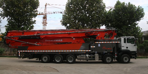 科尼樂70米混凝土泵車以下5點施工優(yōu)勢，工地打灰離不開