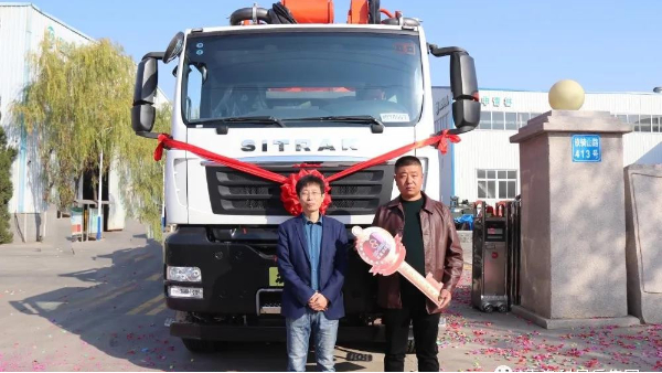 再下一“城”！科尼樂67米泵車刷新膠州市場新標(biāo)桿！
