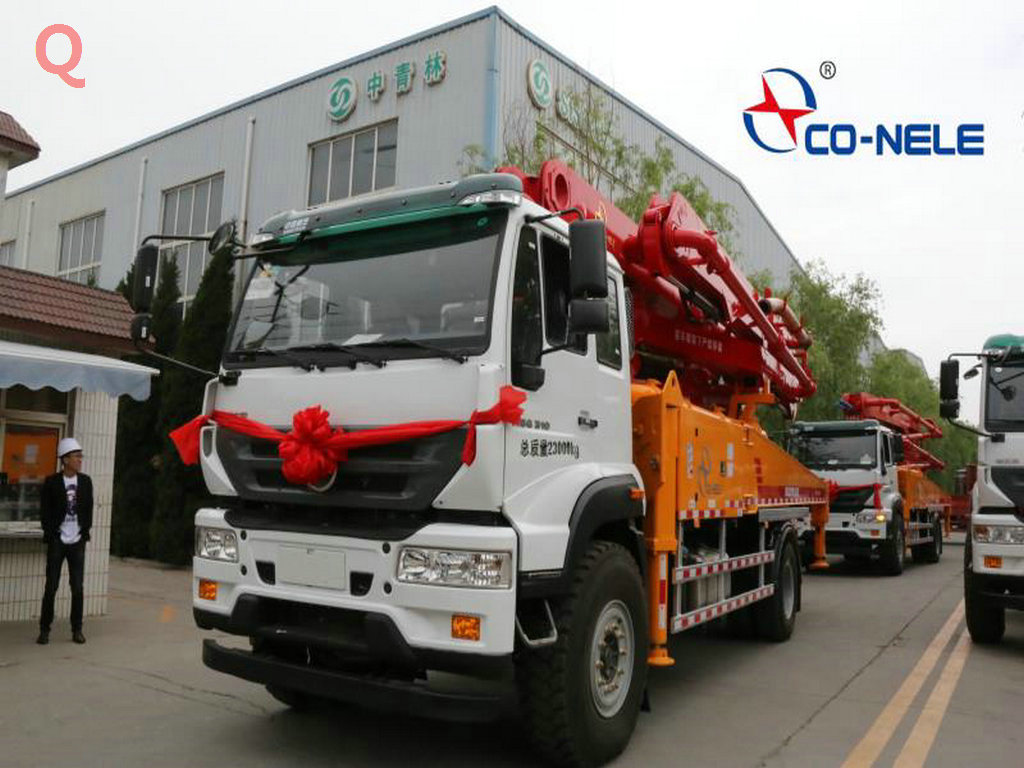 小型泵車，小型混凝土泵車，天泵